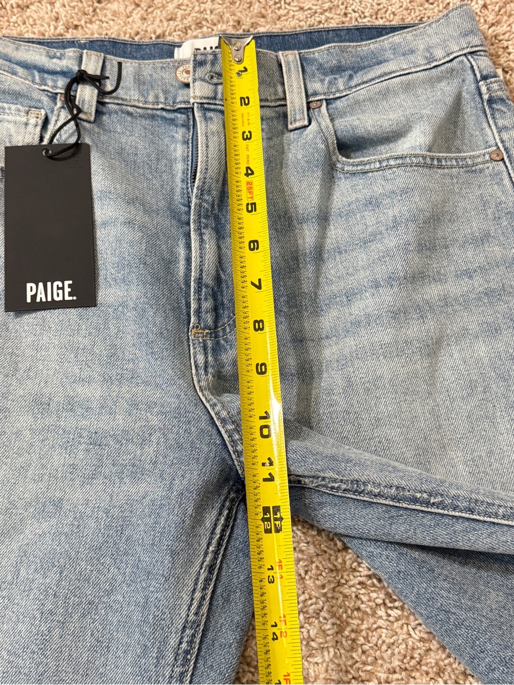 NWT Paige ARELLIA ANKLE High Rise Barrel  Leg  Women's Jeans Size 28 - Picture 14 of 16